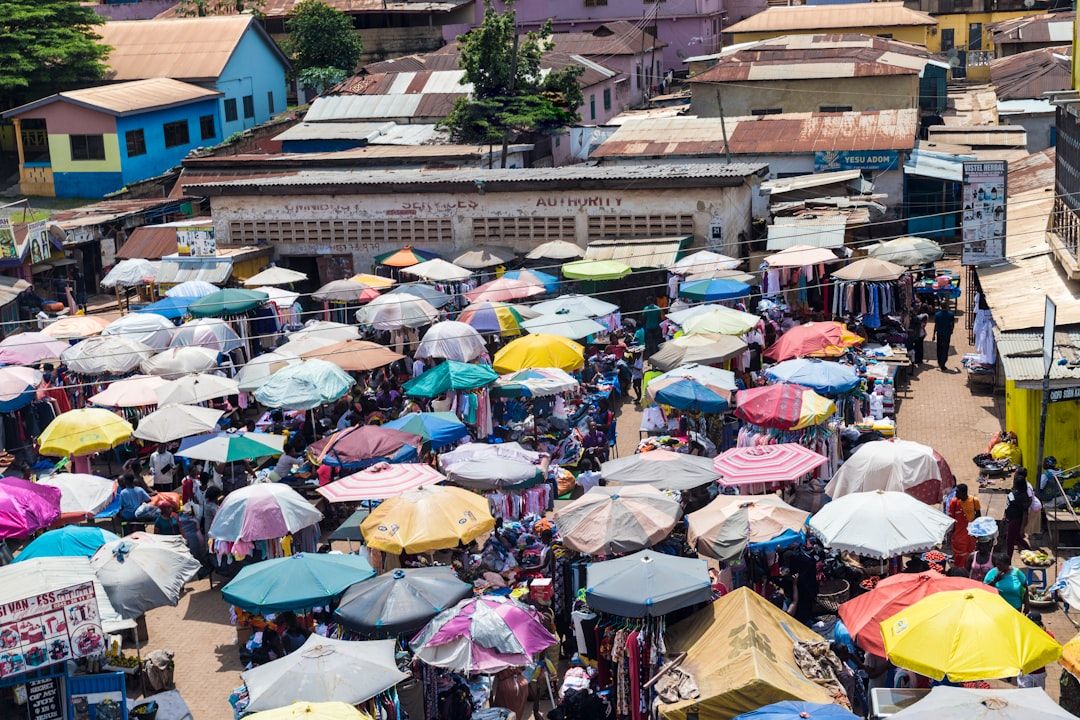 Ghana street market local life